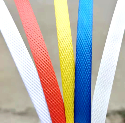 Cinghia d'imballaggio di plastica pp della macchina su ordinazione che attacca la cinghia di plastica dell'ANIMALE DOMESTICO del poliestere del rotolo della banda