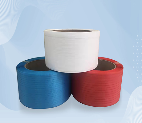 ANIMALE DOMESTICO resistente spaccato della cinghia dell'imballaggio della plastica del carico di 32mm che attacca rotolo
