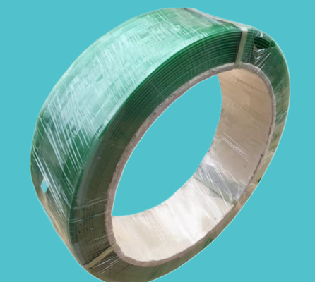 Pallet impresso verde che attacca la cinghia di plastica della cinghia dell'ANIMALE DOMESTICO della cinghia per imballare
