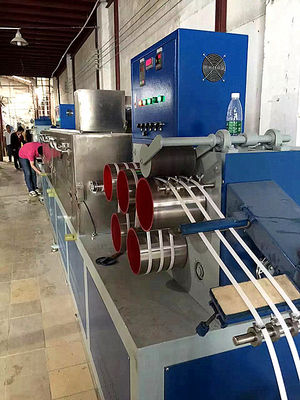 PLC Control PP Strapping Roll Making Machine con cambio schermo senza sosta