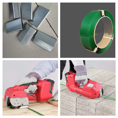 Le reggette tenute in mano della cinghia portatile 2100N lavorano l'imballaggio a macchina della cinghia dell'ANIMALE DOMESTICO di 13mm 16mm