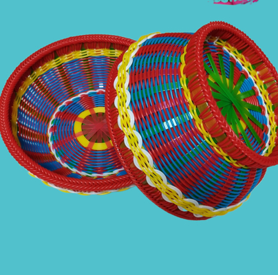 Rattan multicolore del PE dei pp che rende a macchina 5-19mm l'estrusione artificiale del rattan