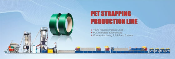 Cinghia di plastica dell'imballaggio dell'ANIMALE DOMESTICO del diametro 90mm della vite che rende a macchina cilindro bidirezionale