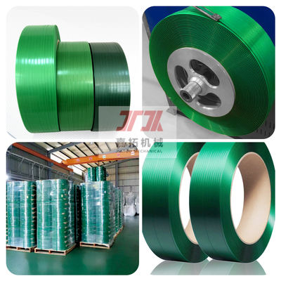 9-32 mm cintura di imballaggio in PET personalizzata con eccellente resistenza e buona flessibilità