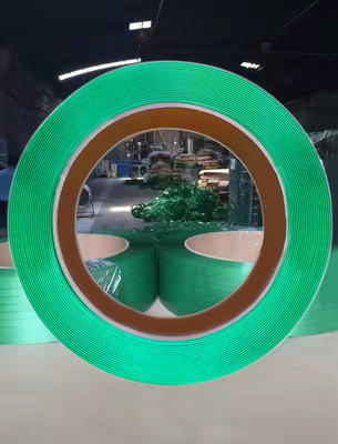 Uso manuale d'imballaggio della cinghia dell'ANIMALE DOMESTICO di colore verde ed uso 9-25mm della macchina