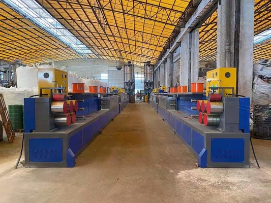 Linea di estrusione di fasce PET ad alte prestazioni con controllo PLC
