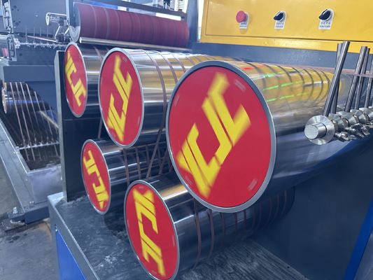 0.4-1.2 mm Spessore PP Stringing Band Linea di estrusione con ispezione video in uscita