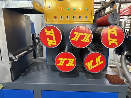 Linea di estrussione automatica di fasce di fascia di PP con materiale a vite da 125 mm da 350 kg a 380 kg/h