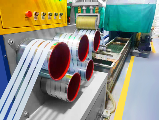 Velocità elevata Single vite 3 cinghie PET cinghia Making Machine larghezza/spessore (mm) 9-25/0.6-1.2mm