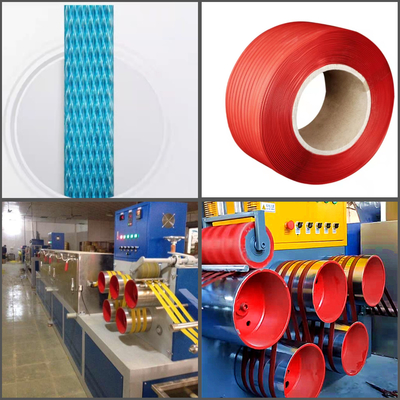Linea di estrussione per strisce di polipropilene da 37 kW PP 300-350m/min