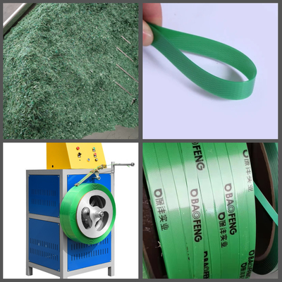 Linea di estrusione di strisce PET con torre di pre-essiccazione da 5000L e asciugatrice rotativa di deumidificazione da favo di miele 0ST-2000