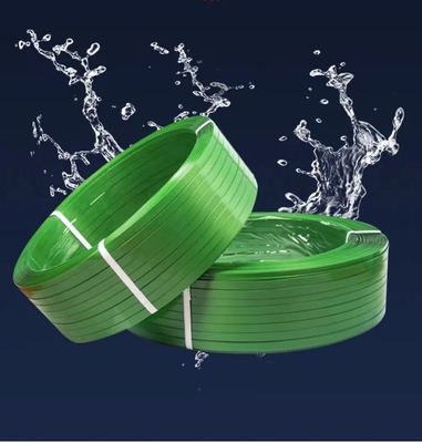 Cintura di imballaggio in plastica PET resistente al freddo, cintura di imballaggio in PET superresistente, cintura di legame verde, Modello: PET-16080