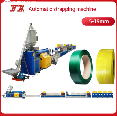 Linea di produzione di cinture in polipropilene PP, linea di produzione di estrussione di cinture in polipropilene PP, motore Siemens da 37 kW, basso tasso di guasto