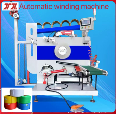 Macchina di avvolgimento a fascia completamente automatica con controllo touch screen, servo avvolgitore, avvolgimento automatico