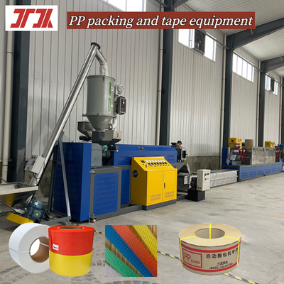 Equipaggiamento per la produzione efficiente di nastri di plastica per materiali di riciclo in PP
