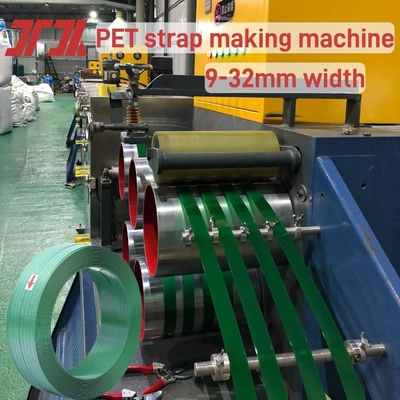 0.4-1.2mm Spessore PET Strap Making Machine Con 300-350kg/H capacità di produzione
