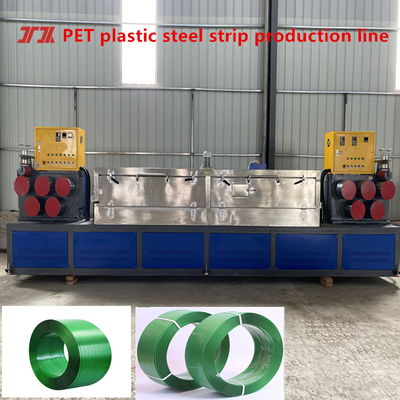 Linea di produzione di strisce ad estrusione ad alta velocità per PET Capacità di estrusione 100-600 kg/ora Equipaggiata con servo-avvolgimento