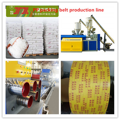 Macchine per la produzione di materie plastiche attrezzature per il rilegamento di polipropilene in PP con capacità di estrusione da 100 a 600 kg/24
