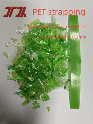 Colore verde personalizzato Pet Strapping Band Cintura di plastica per imballaggio di mattoni da pallet