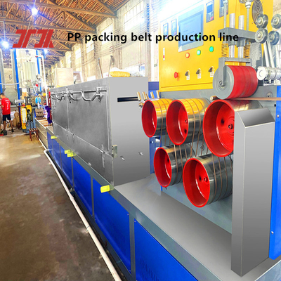 Macchine per la produzione di materie plastiche attrezzature per la produzione di cinture di imballaggio in PP linea di produzione di cinture di imballaggio in PP con cambio schermo automatico