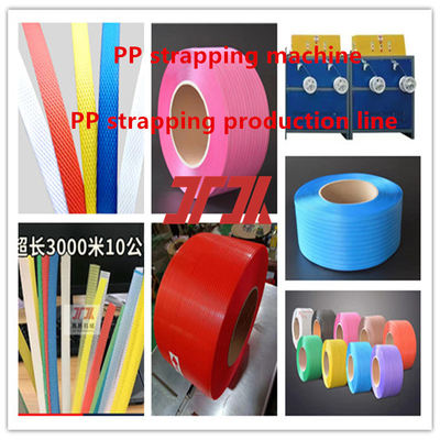 Macchine per la fabbricazione di materie plastiche PP Extruder PP Strapping Belt Making Machine per la fabbricazione di cinture per la fabbricazione di cinture per la fabbricazione di cinture