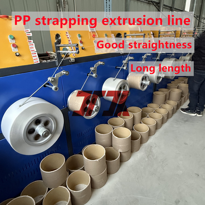 Doppia vite 5-19mm PP Strapping Band Machine con avvolgitore automatico e motore Siemens