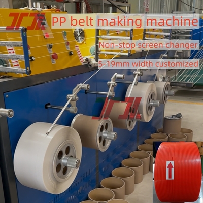 Macchina di produzione di cinghie Pp a doppia stazione di grado automatico con eco-friendly e buona flessibilità