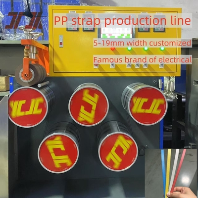 Macchina per la produzione di cinghie Pp a doppia vite singola con stampa 5-19 mm