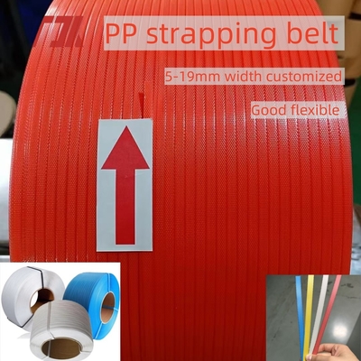19mm 16mm Plastic Pp Band Packing Belt per la macchina di imballaggio automatico con buona flessibilità