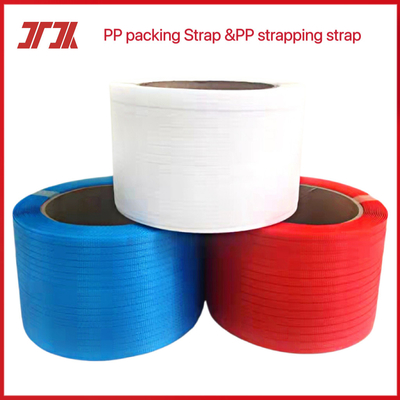 19mm 16mm Plastic Pp Band Packing Belt per la macchina di imballaggio automatico con buona flessibilità