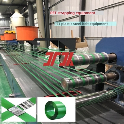 Linea di produzione di cinture in acciaio di PET di plastica controllata da PLC