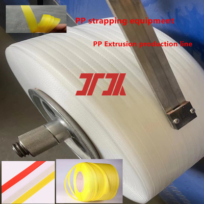 Estrusore per plastica 5-19mm PP polipropilene reggetta linea di produzione nastro di reggiatura in PP Estrusore per reggetta Velocità linea fino a 300 m/min