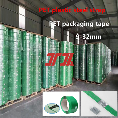 Fabbrica Vendita Calda Reggette in Acciaio Plastico PET 9-25mm Reggette per Pallet in PET Reggette in Acciaio PET per Macchina Reggiatrice Pneumatica Saldatura Automatica