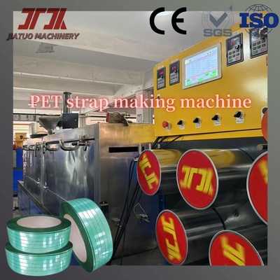 Macchina per la produzione di reggette in PET con area filtrante di 3,5 m2 e avvolgitore completamente automatico per reggette ad alta resistenza 350-1300kgf