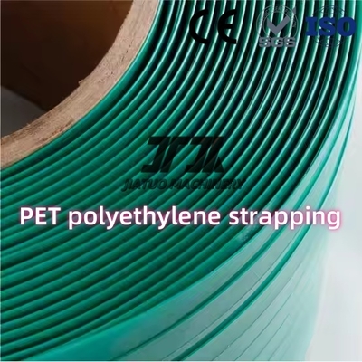 Poliestere che attacca la cinghia verde d'acciaio d'imballaggio di plastica della mano dell'ANIMALE DOMESTICO della cinghia
