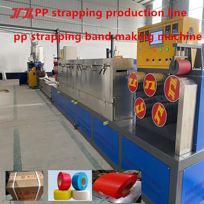 Macchina per la produzione di fasce di fascia di PP Linea di produzione di fasce di fascia di PP PET a vite singola Attrezzature di imballaggio