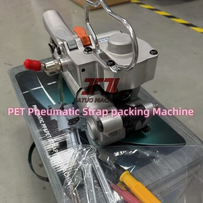 Macchina di rilegatura pneumatica PET PP a mano senza guinzaglio per pallet di legno di cartone di grandi dimensioni