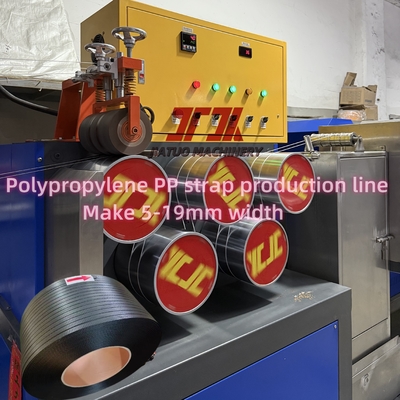 Macchina di fabbricazione di cinghie Pp personalizzabile e durevole con doppia vite singola 100% materiale riciclato