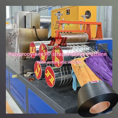 Estrusore per plastica 5-19mm Linea di produzione reggetta in PP con interruttore Schneider e cambiafiltro continuo