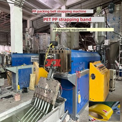 Linea di estrusione della fascia di fascia di PP Macchina di produzione di fasce di plastica con controllo PLC