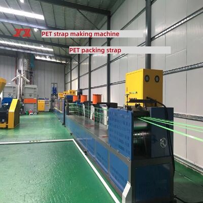 Linea di produzione della cinghia dell'ANIMALE DOMESTICO di Polyerster ANIMALE DOMESTICO guidato elettrico che attacca banda che fa macchina