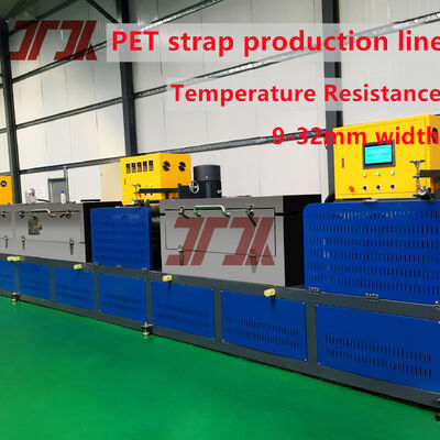 Macchina automatica per la produzione di cinghie in polipropilene da 5-19 mm con controllo PLC e capacità di 220-250 kg/h