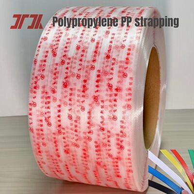 Fascetta in PP da 5 mm e 12 mm di colore brillante per imballaggio di cartoni