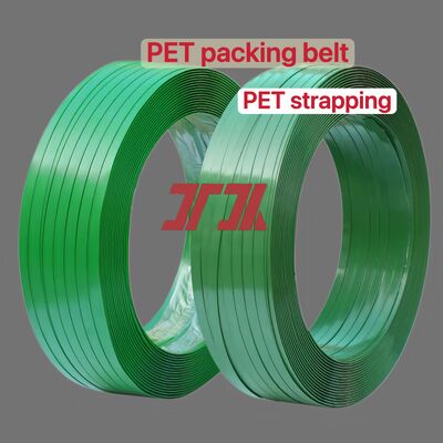 Fasci di imballaggio in PET ad alta velocità Fasci di imballaggio in PET in plastica in acciaio Fasci di imballaggio in PET ad alta resistenza alla trazione