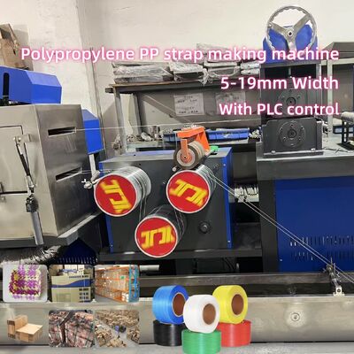 Macchina per la fabbricazione di cinghie in PP a doppia vite completamente automatica con sistema informatico PLC