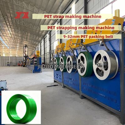 Equipaggiamento per la fabbricazione di cinghie in PET 16 mm Linea di produzione con sistema di controllo PLC