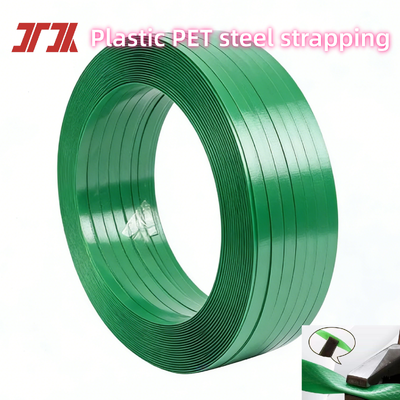 9-32 mm di larghezza Strapping di plastica in PET per palette Packaging di carico pesante