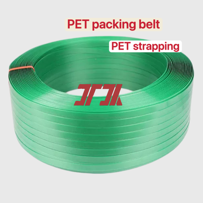 9 mm PET cintura di acciaio in plastica PP PET cintura di imballaggio PET cintura di legame PET per le macchine a cinghia pneumatica