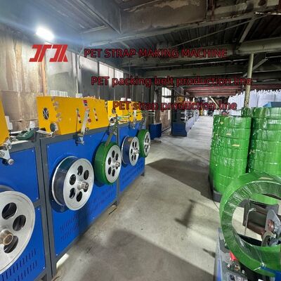 9-25mm PET Strap Making Machine PET linea di produzione di cinture di imballaggio PET con 100% PET bottiglia Flakes
