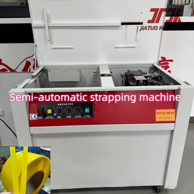 Macchina reggiatrice semi-automatica di alta qualità con tensione massima di 60 kg e velocità di reggiatura di 2,5 secondi/canale con contattore Schneider